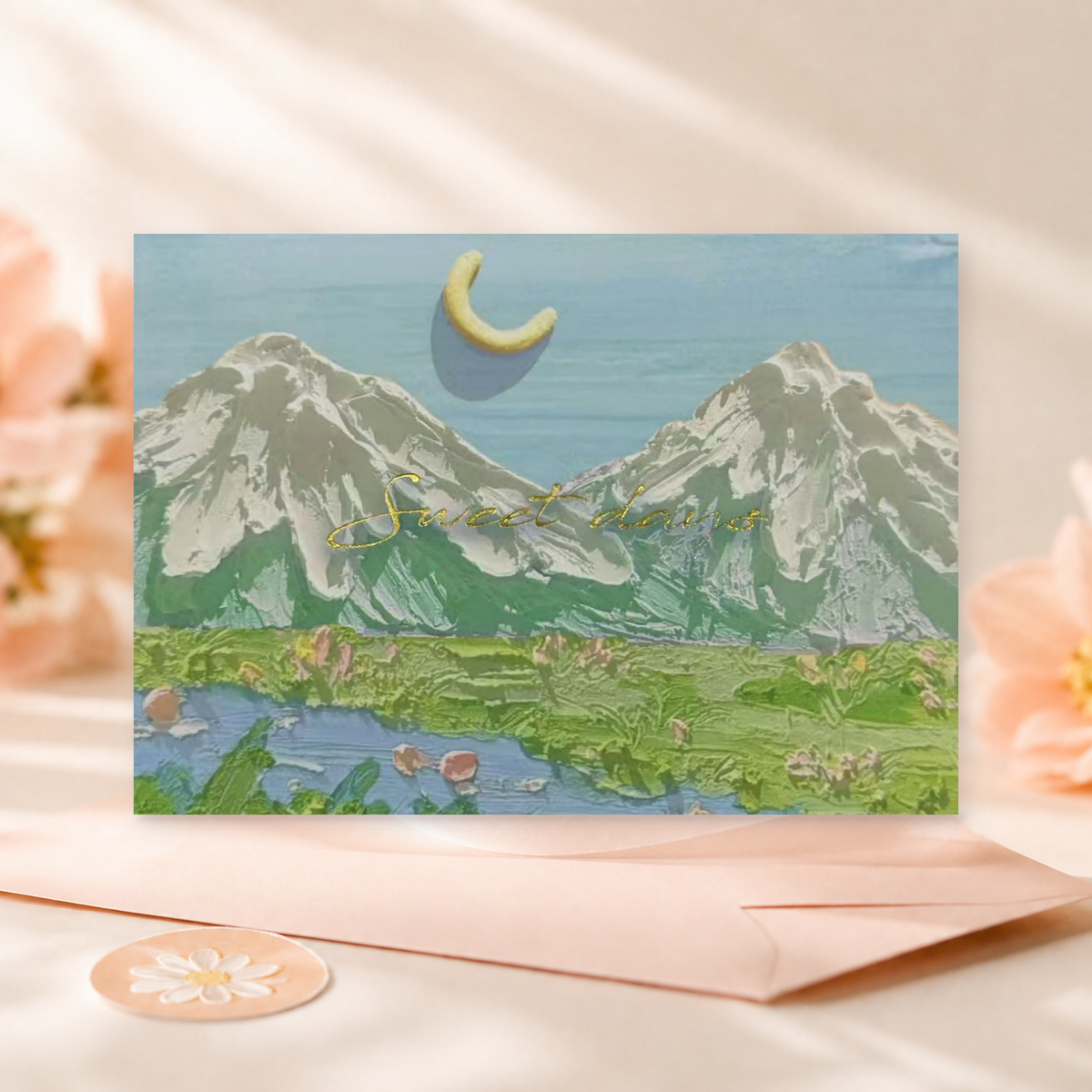 Hand-Finished Greeting Card