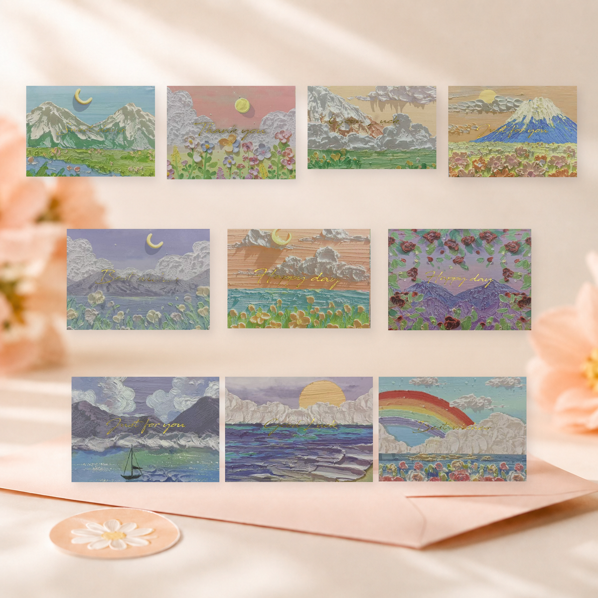 Hand-Finished Greeting Card