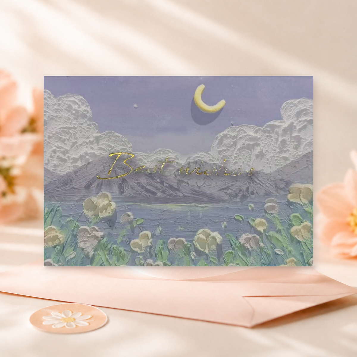 Hand-Finished Greeting Card